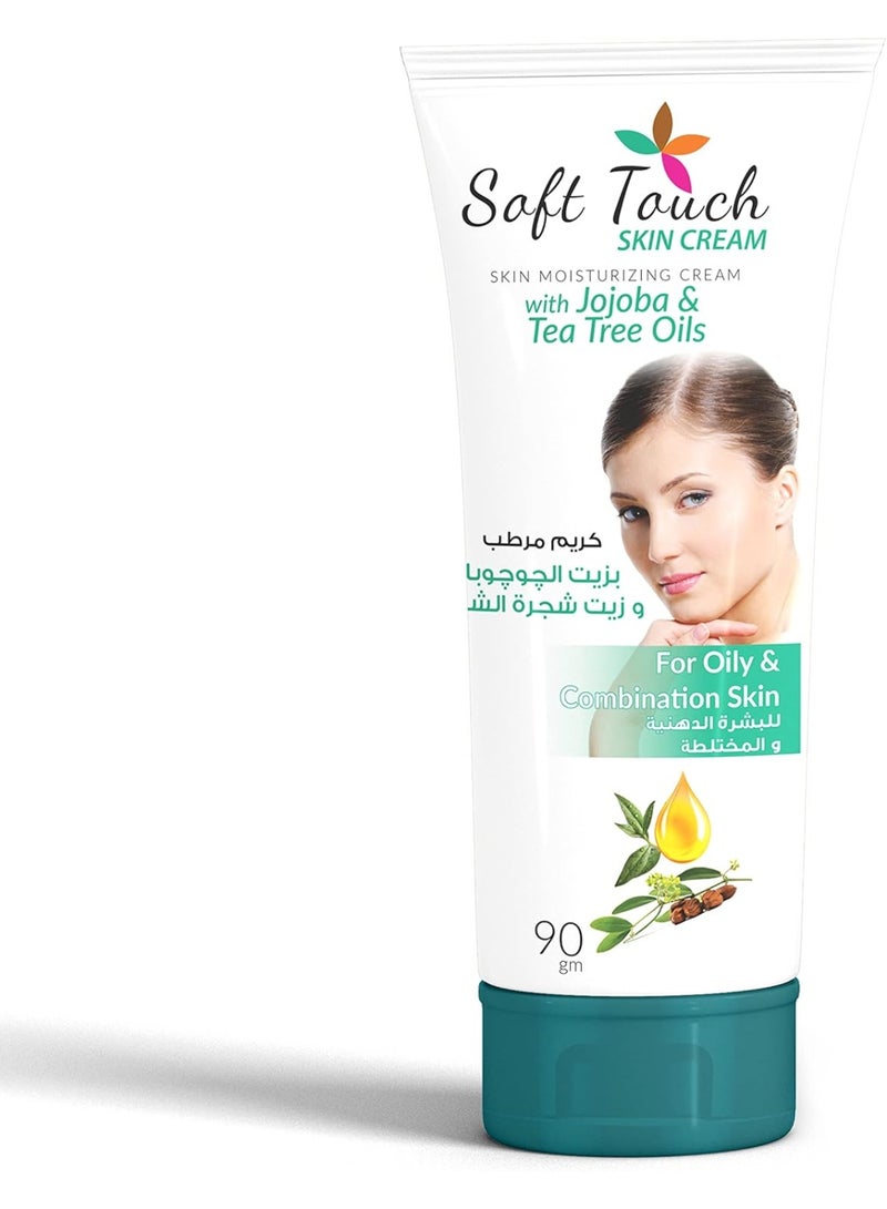 Soft Touch Cream with Jojoba Oil & Tea Tree Oil for Oily & Combination Skin – 90 g - Image 1